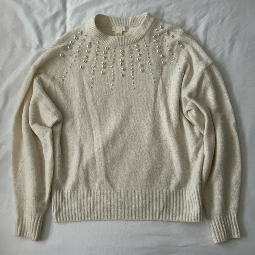 H&M Pearl Sweater